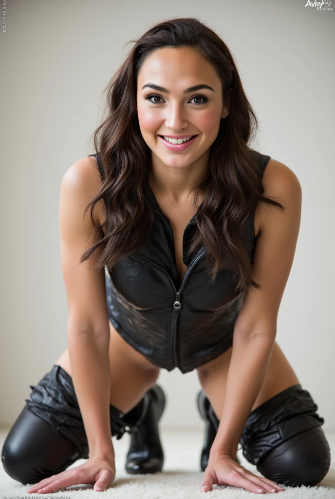 just a photo of the full body. sitting pampered cat pose. sitting cuddly like a cat. (craw). hairy body skin. (Pose full body). face looking at camera. Divergent Russia woman. hairy body skin. (Cosplay cat's fur uniform). (real life big mom), ((front body pose)). mom. an (exquisite beautiful woman: 1.4), ((wearing cat's fur clothing)). (cat's fur woman).((Mom)). (best detailed face:1.3), (ultra feminine: 1.3), dynamic hair, long hair, wavy hair, blue eyes, intent eyes, photorealistic, 16k, RAW, (best detailed: 1.5), masterpiece, best quality, (best detailed: 1.3), full body, ultra wide shot, 3D rendering. (((plain background. no background))). ((Front tread. front view)). ((Pose body)). ((Cat woman)) ((Cosplay hair cat)).