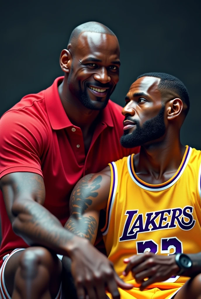 Create an image where this Kobe Bryant is playing with a 15 year old girl, short hair and brown eyes, white skin that measures 1.57cm, also that it has to do with music, the violin , art and mathematics and dedication