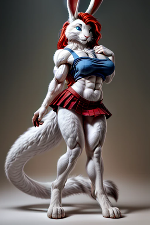 1 girl, blush, abs,, light smile,nurse uniform, rays, shine,muscular,(muscular female) , (masterpiece), realistic,wolf girl,claws