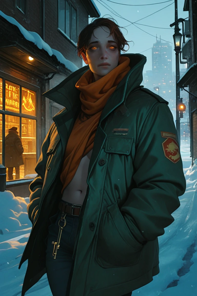 Create a highly detailed, cinematic AAA video game-style screenshot ...