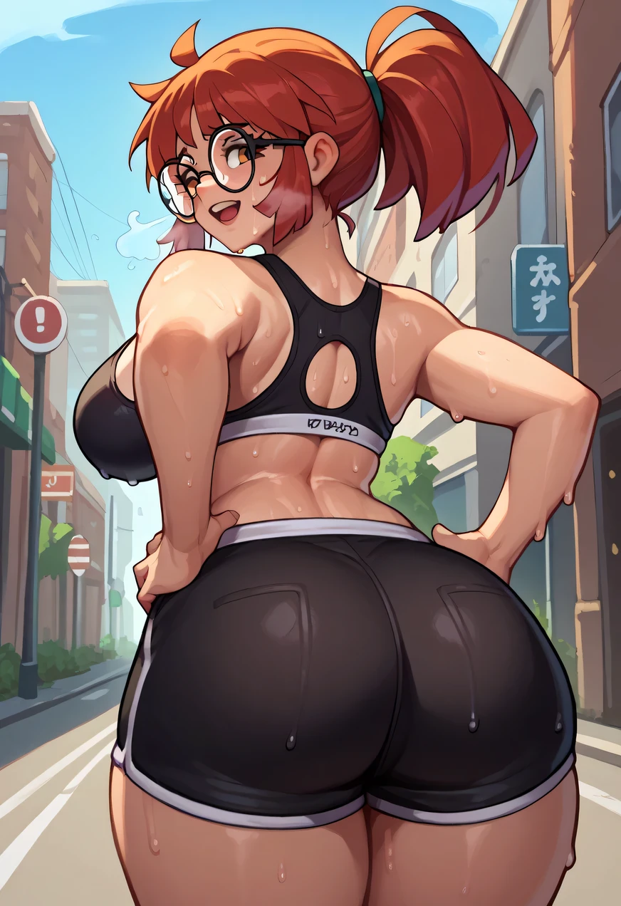 panty pull public hair