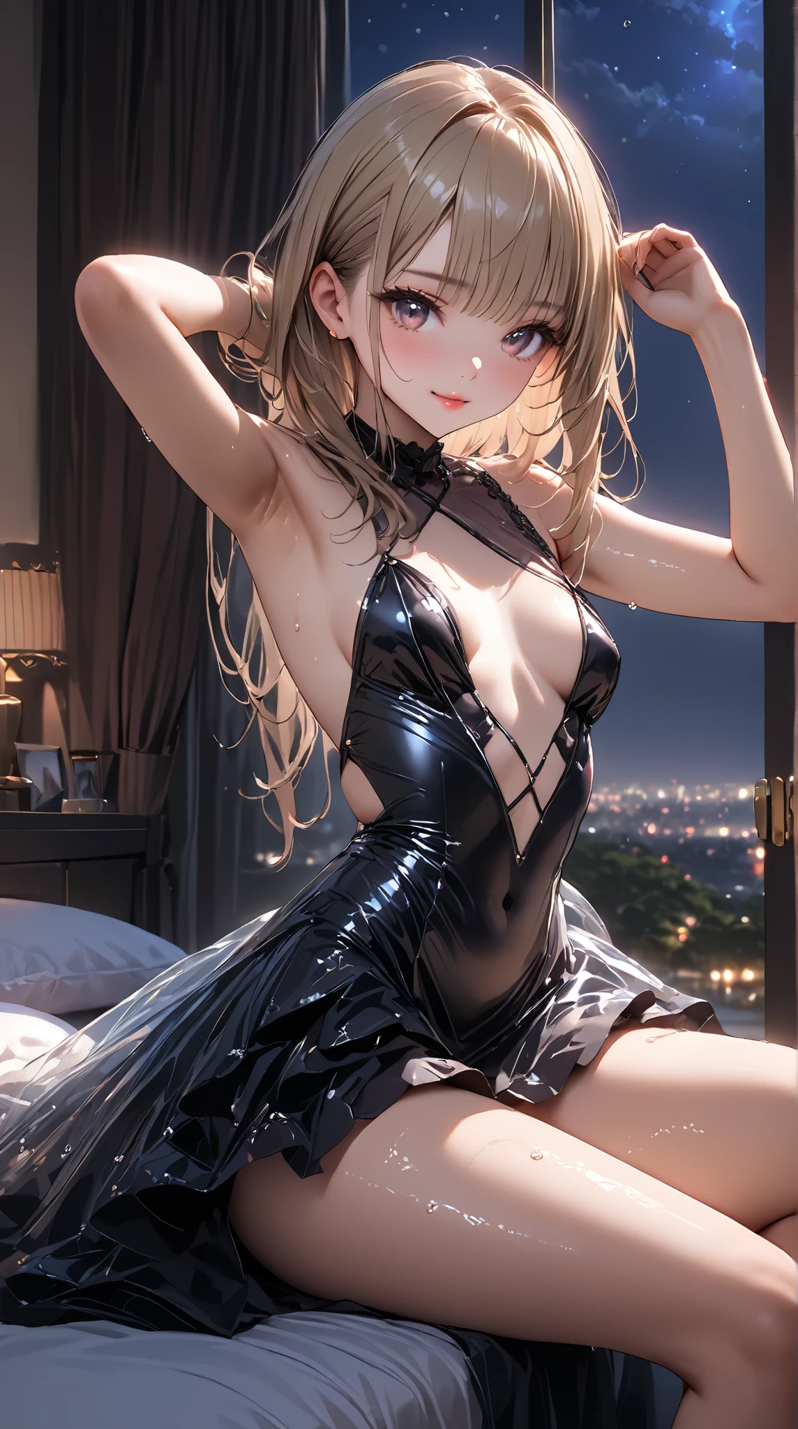 nsfw,uncensored,(highest quality,masterpiece:1.3),disorganized,High resolution,16k, 超High resolution, official art,figure,very detailed,anime color,perfect hands, perfect fingers, perfect legs),(cowboy shot,From front,full body,1 girl, idol master,((ryo matsunaga)), (20yo, beautiful girl), (beautiful dark blue eyes),((beautiful light brown hair)),((long straight hair)),(wet hair), (shiny hair), (beautiful dark skin),(shiny skin),(wet skin),(slender and tall),(large breasts), (pubic hair:1.3),(bsp, pussy juice dripping,pussy, pussy slip,no makeup, sweaty body),(no bra),(no panty),((steam)),(scatter sweat),(one eye closed), (out tongue),(open mouths),(smile:1.5),((Nice touch)),(Bukkake, cum on body:1.9),(Bukkake, cum on face:1.5),((Bukkake, cum in hair:1.5),((Bukkake, cum in armpit:1.5),((Bukkake, cum in butt:1.5), (((multiple boys, peeing on a girl, multiple penises, gangbang,bukkake, cum in pussy, projectile cum))),(BREAK,1boy, hetero:1.3), ((vaginal sex),(cum shot:1.3),(look at camera),(slender),(looking at viewer),(happiness:1.9),(love:1.9):(dynamic pose),(spoken heart:1.3),(backguground live stage:1.3),(bloom),motion lines,bouncing breast,