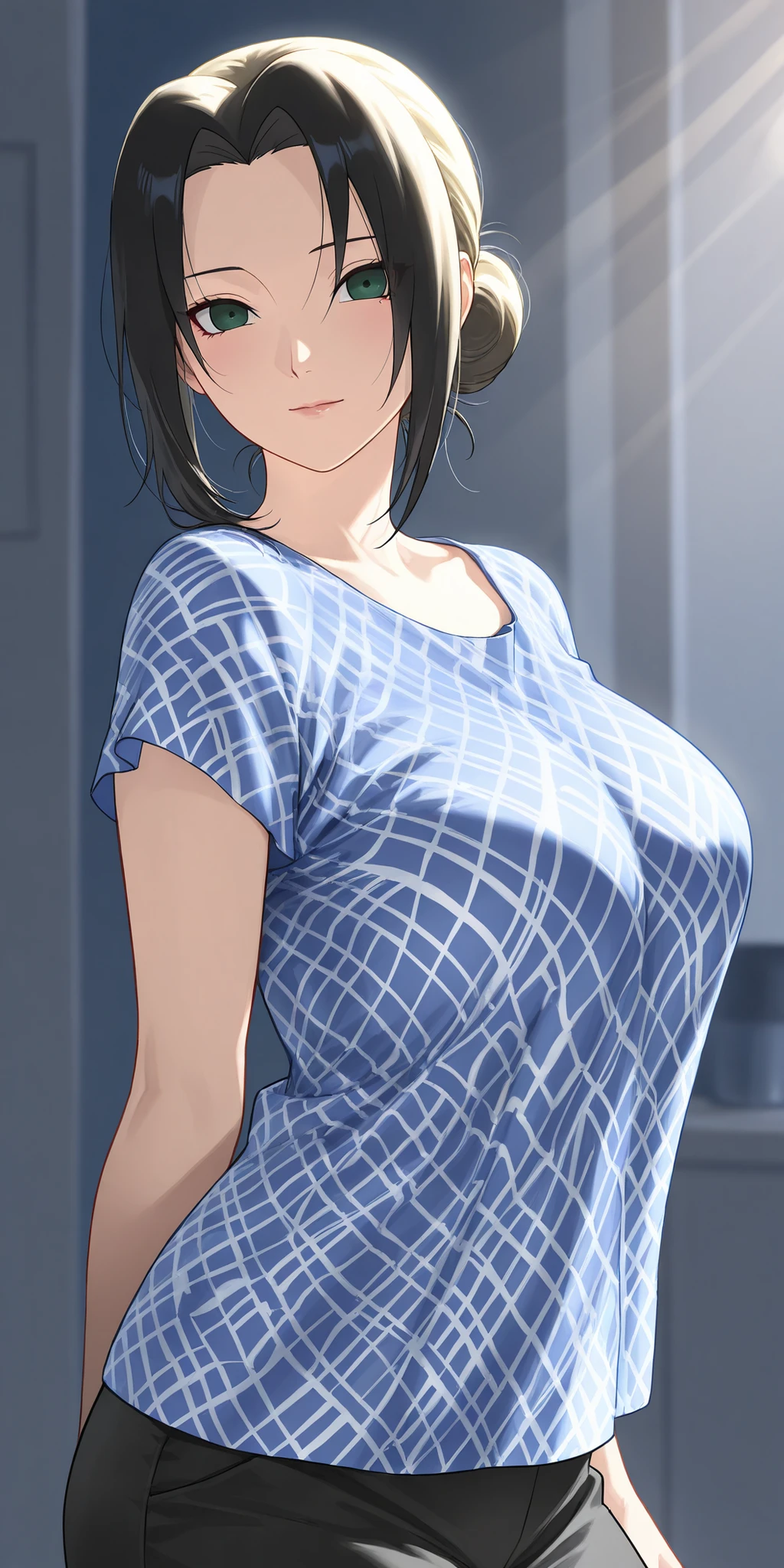 TPull up your shirt、Exposed breasts、No bra、Cross your armsTTrying to take off your shirt、Faithful to the setting、high resolution、Masterpiece、8k、