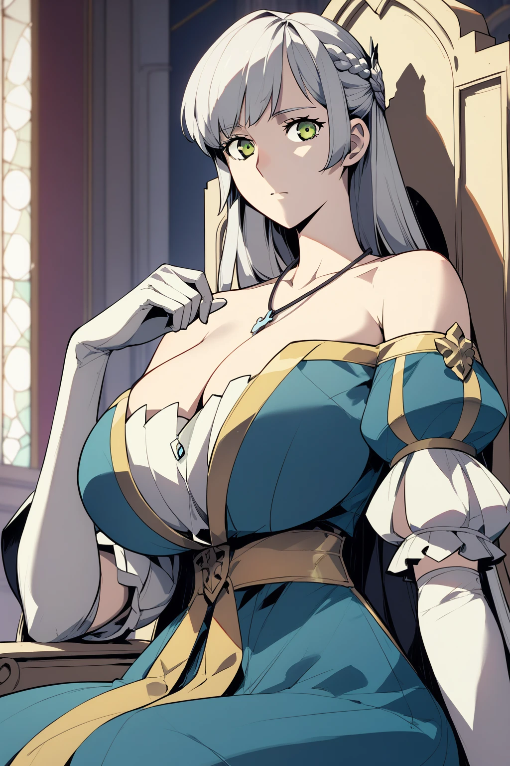 Anime style, Painting, absurderes、perfect anatomia、Lucy、wearing luxury gown , hair ornament, necklace, jewelry, restaurant scene, Masterpiece, RAW Photography, 8k, Top Quality, Fine Pore, Photorealistic, Ultra Detailed, (high skin detail:1.2),Extremely detailed,Intricate, sharp-focus