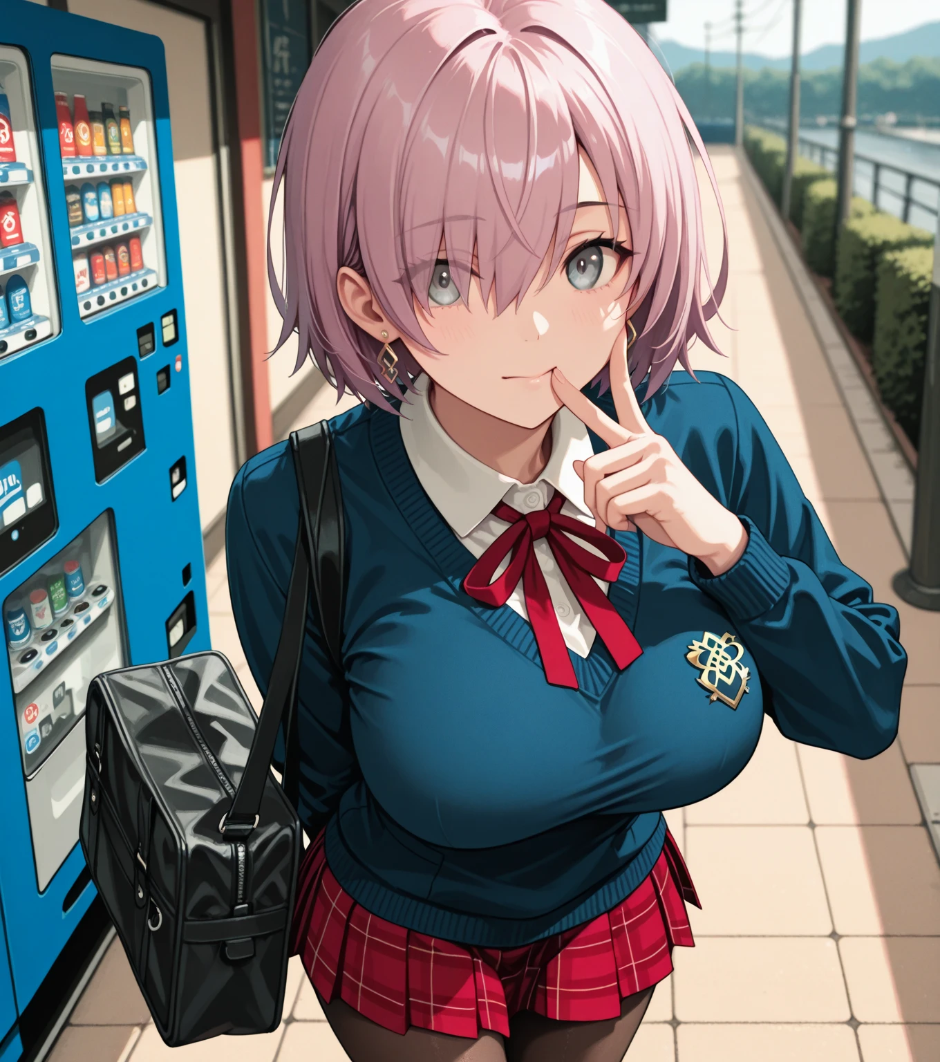 ichikanakano, ichika nakano, short hair, bangs, blue eyes, hair between eyes, pink hair, earrings,
BREAK (pantyhose,pink pleated skirt,gothic dress, cleavage,glasses and fake clothes:1.2)
BREAK standing_split, BREAK (masterpiece:1.2), best quality, high resolution, unity 8k wallpaper, (illustration:0.8), (beautiful detailed eyes:1.6), extremely detailed face, perfect lighting, extremely detailed CG, (perfect hands, perfect anatomy),