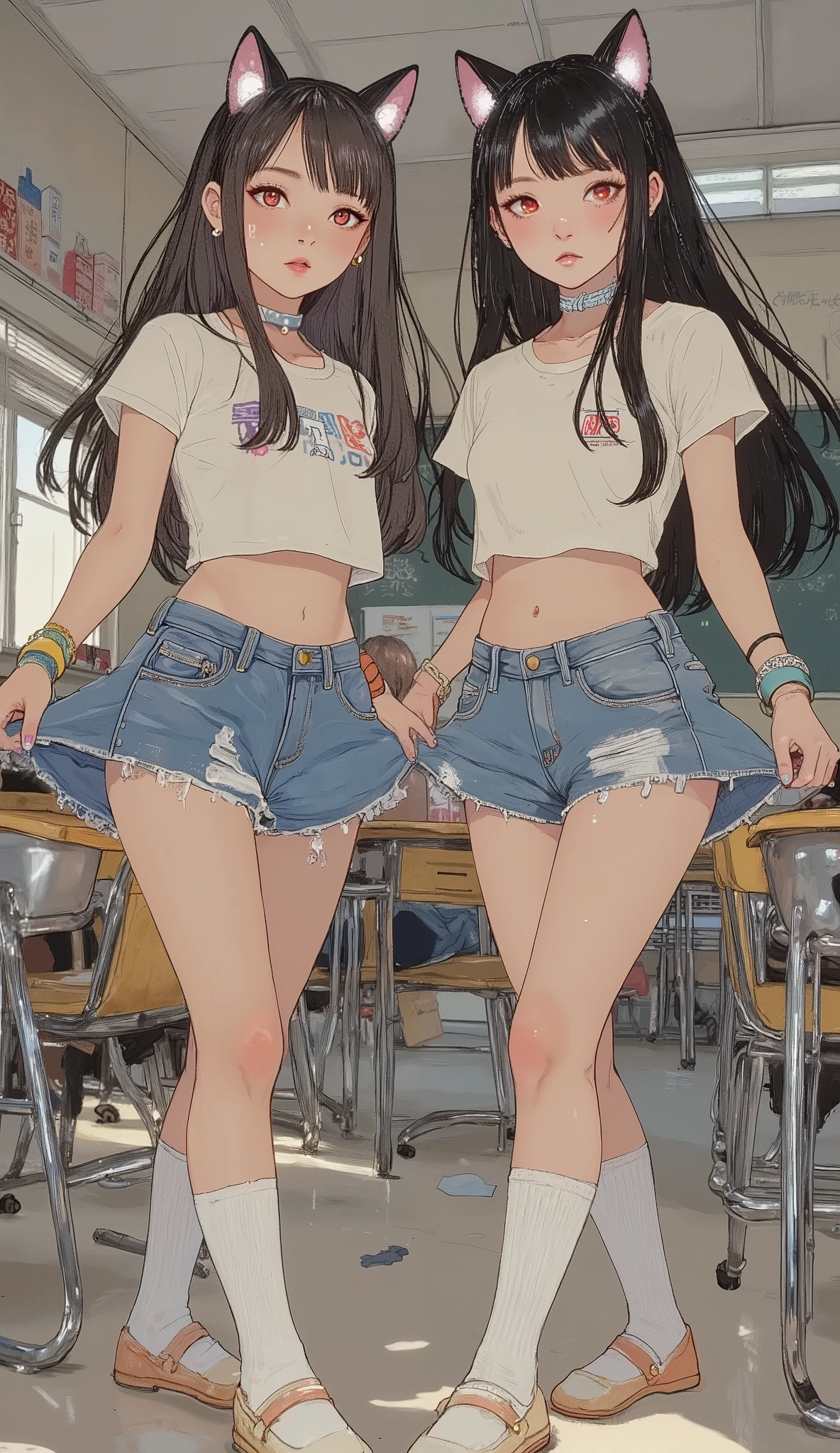 (Hyuuga Hinata, Very sensual, In tight clothes, Big Ass, Thick legs, Wearing very tight jeans, Wearing a mini blouse, Peeing in the belly button, Long Hair, Rear speakers, Very realistic, Very sexy, 8K, 8K 非常に詳細), (Very delicate and beautiful), (First Job), (Better Quality: 1.0), (Ultra-high resolution:1.0)