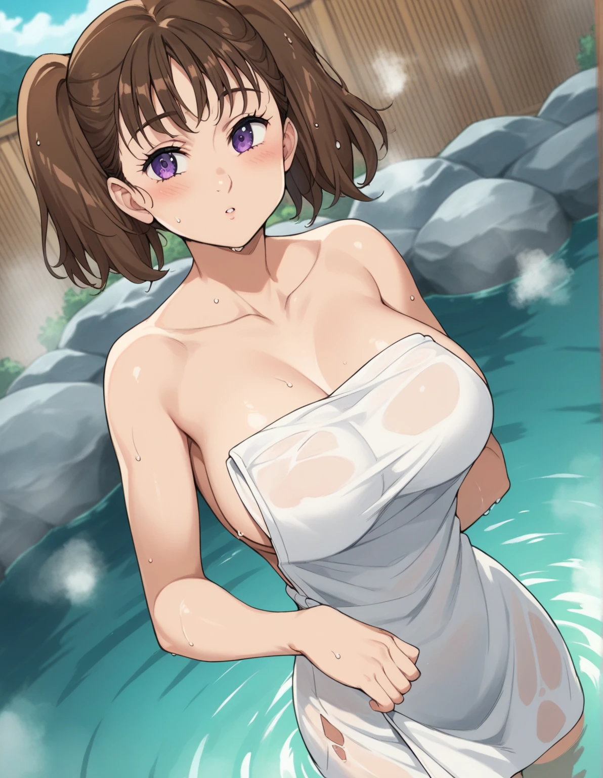 Kasumi Toyama,Band Dream!,(Mother and daughter:1.8), (Two Women:1.6),(Happy smile:1.3),Peace of mind,peace of mind,Trance,Purple eyes,(Absurd, 8k, 4K, Tabletop, Extremely detailed:1.2), Highest quality, Perfect Anatomy,Perfect Face,Heart-shaped pupils,Being spoiled,looks happy,(big breasted mother:1.5),(A girl with very small breasts:1.5),Acme,Masterpiece Nipples,Black pubic hair,Erect nipples, (全裸のMother and daughterが並んで座っている:1.6), (Firm and huge breasts:1.5), nsfw, NUDE, (In the hot spring:1.5), (Hot bath:1.4), (Sweaty:1.5), (peeing:1.7)