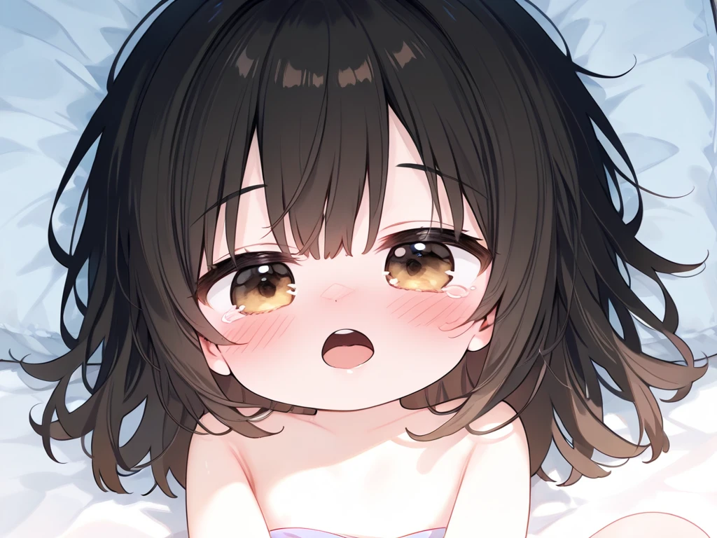 masterpiece、High resolution、And soul、Stickers、Subjective:1.85、Breastfeeding:1.85、The role of a caring mother:1.85、Maternal:1.85、彼女のUltra-flat chestに包まれる:1.85、Ultra short height:1.85、1 beautiful 3 year old girl:1.85、So small and so young:1.95、(((Baby Face:1.85、Baby Face:1.85、Baby Face:1.85、Extreme close-up of the mouth:1.85、White Nude Apron、I mainly draw the mouth.............:1.85、Her long tongue was right in front of me:1.85、She begged to have her tongue sucked..............:1.85、Super flat chest nipples:1.85、So small and so young:1.95、She gives me saliva:1.85、Smile like a mother:1.85、Super flat chest nipples:1.85、Short length、short hair、Seen from directly below:1.85、Leaning forwardピーク:1.85、Baby Face:1.85、Baby Face:1.85、So small and so young:1.85、Ultra-flat chestの乳首:1.85、 look down on someone:1.85、Leaning forward:1.85、Black Hair、Ecstasy face、Open your mouth wide and stick out your long tongue、I can see the back of your throat、Her tongue is right in front of me)))、blush、Watery eye、Leaning forward:1.85、On the crib、Super flat chest nipples、Baby Face:1.85、Baby Face:1.85、Baby Face:1.85、Short length、Short length、Short length、Ultra-flat chest、Ultra-flat chest、Ultra-flat chest