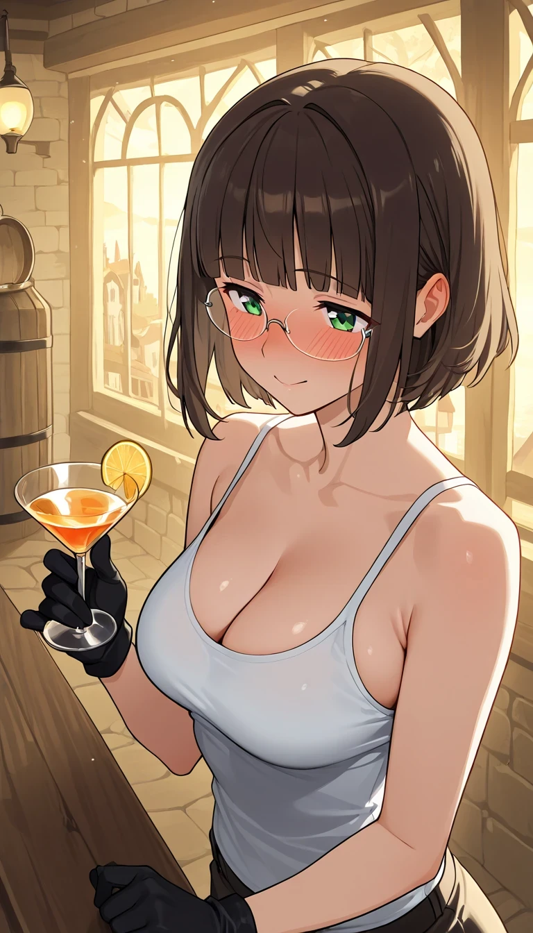 nobarajk , top-quality、Top image quality、masterpiece、teens girl((18year old、 Ager、Best Bust、Medium bust, black and golden hair、A slender,Large valleys、dye one's cheeks red、pretty pose)),hiquality、Beautiful Art、Background with((beach:1.2))、masutepiece、depth of fields,a picture, (1Girl:1.4), (Solo:1.2), brown hair, (black eyes1.3), (short hair:1.2), (feet_out_of_frame:1.3), ((bar_background)), (bunny girl:1.2), (perfect body:1.3),seductive pose,(milf:1.2) , (tight), (rabbit hair band:1.4) , (fishnet_legwear)