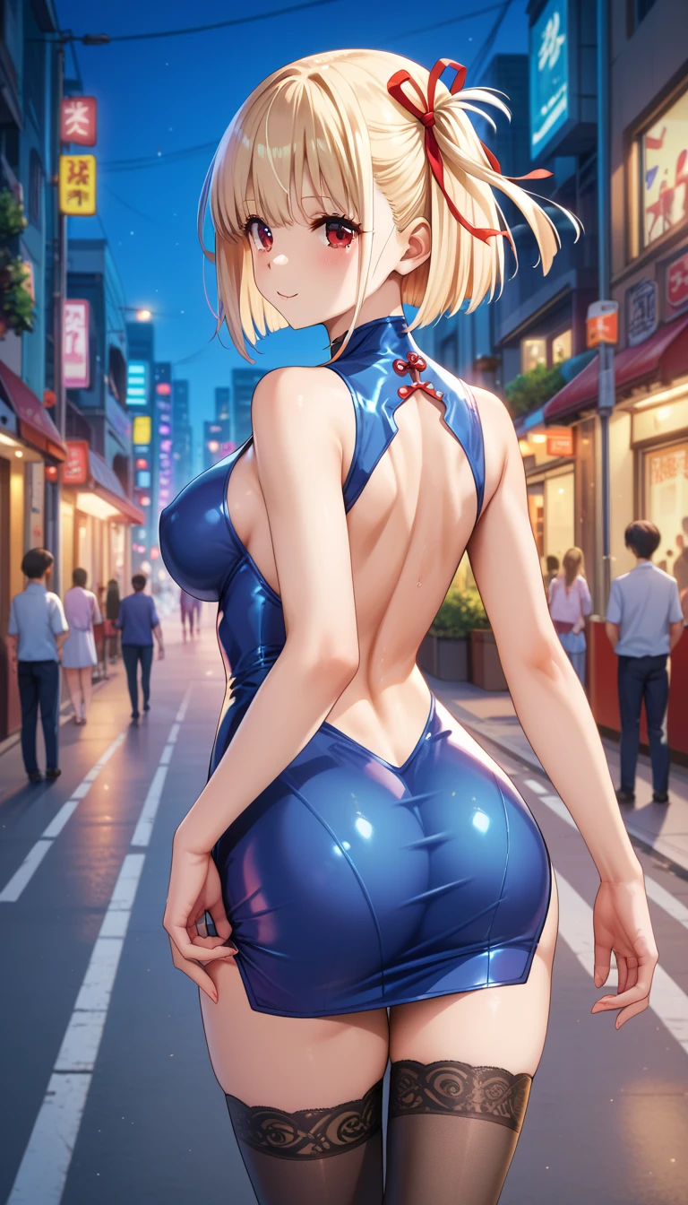 (((pixel-perfect, detail-perfect))), 1girl, medium breasts, suit, ((leotard, highleg leotard, light blue leotard)), bare legs, shoes, city backdrop, solo, single, outstretched arms, standing, spins fast in place like a tornado, tornado winds, speed lines, motion blur, full body shot, cowboy shot, beautiful detailed eyes, blonde hair, short hair, wavy hair, high school backdrop, outdoors, mature lady, teacher, perfect body, good proportions, powering up