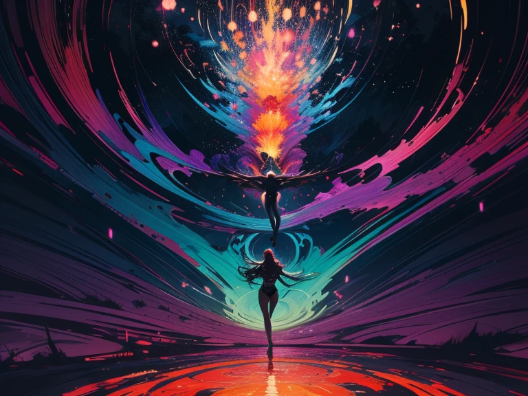 (Masterpiece, top quality, best quality, official art, Beauty and aesthetics: 1.2), (1 girl: 1.3), very detailed, (fractal art: 1.2), colorful, highest detail, (zentangle: 1.2), (dynamic pose), (abstract background: 1.5), (three-layer dress: 1.2), (shiny skin), (multiple colors: 1.4), upper body, transparent gauze, bare shoulders, blooming flower field, glowing skin, light smile, sexy, bust, naked, from below, butt up waiting up,big ,big boobies, pussy, sex, vaginal, reverse suspended congress, full nelson, 1boy, large penis, testicles