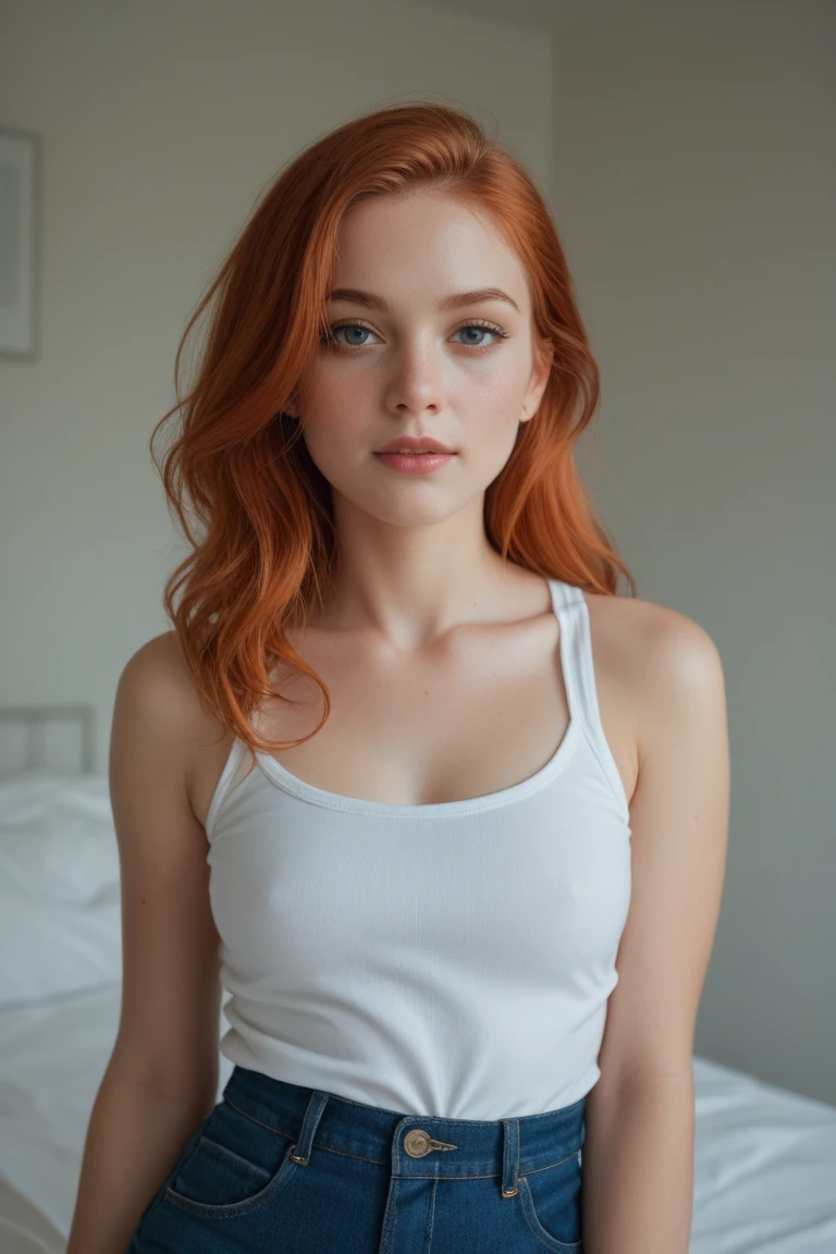 Girl White Skin Red Hair