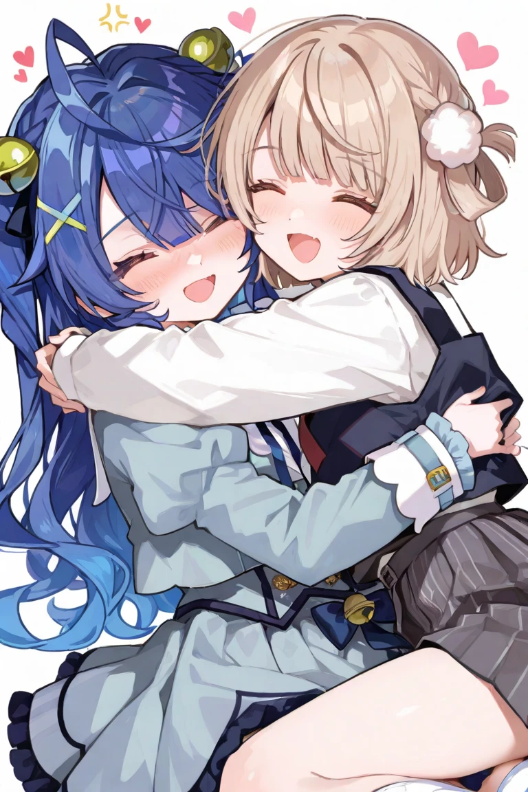 best quality, masterpiece,
, short hair, Putih hair, bleu eyes, tachibana hibiki , energetic girl, young girl, (petite girl),
hospital bed, (hospital_gown), happy, hugging, holding infant, oyako, mother and daughter, family, half-closed eyes, lactation, , open mouth,