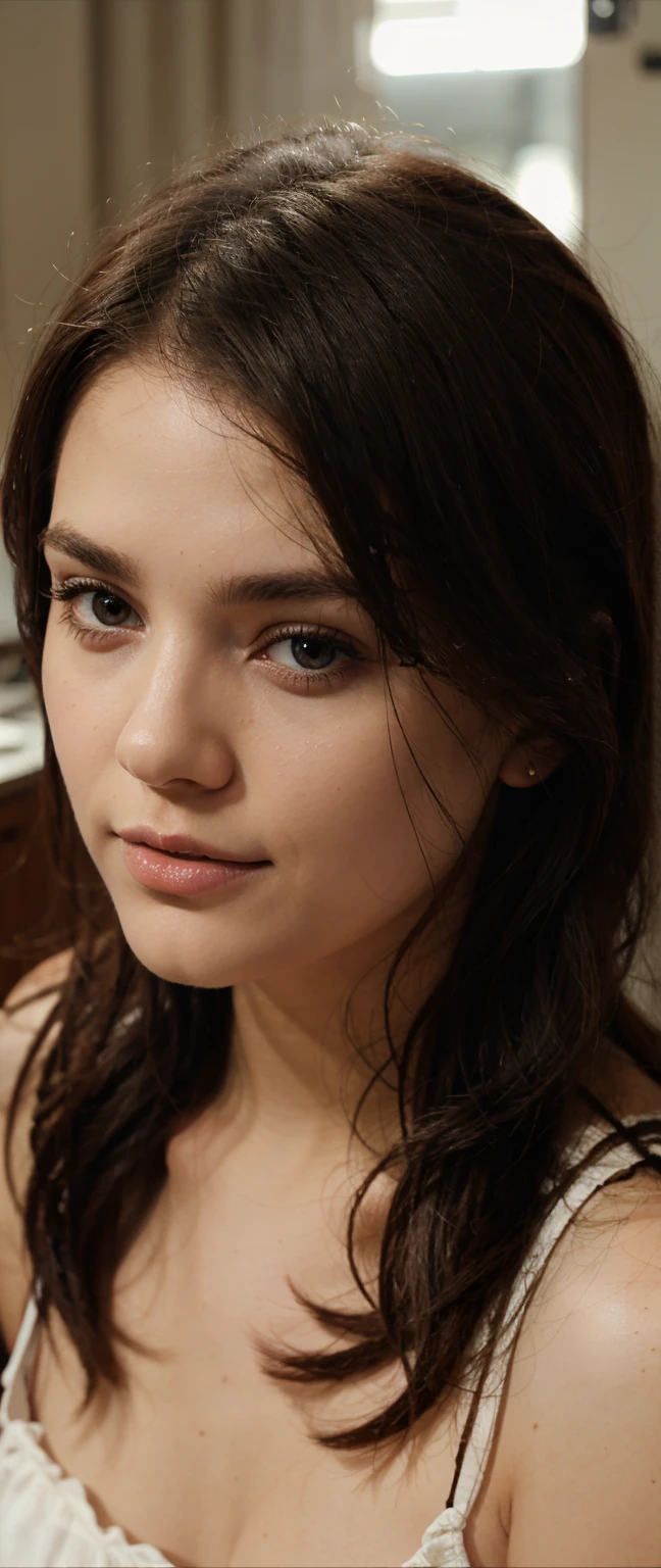 Mujer arafed con pelo largo rojo y grandes pendientes de aro., Retrato Sophie Mudd, Hermosa modelo joven, Anna Nikolanova aka Newmilky, Fregadero Sadie, Retrato de Barbara Palvin, Joey Rey, cara muy bonita, Belleza asombrosa, Retrato suave disparado 8K, Retrato de Jossi de Blackpink, Cara impecable, una joven pelirroja
