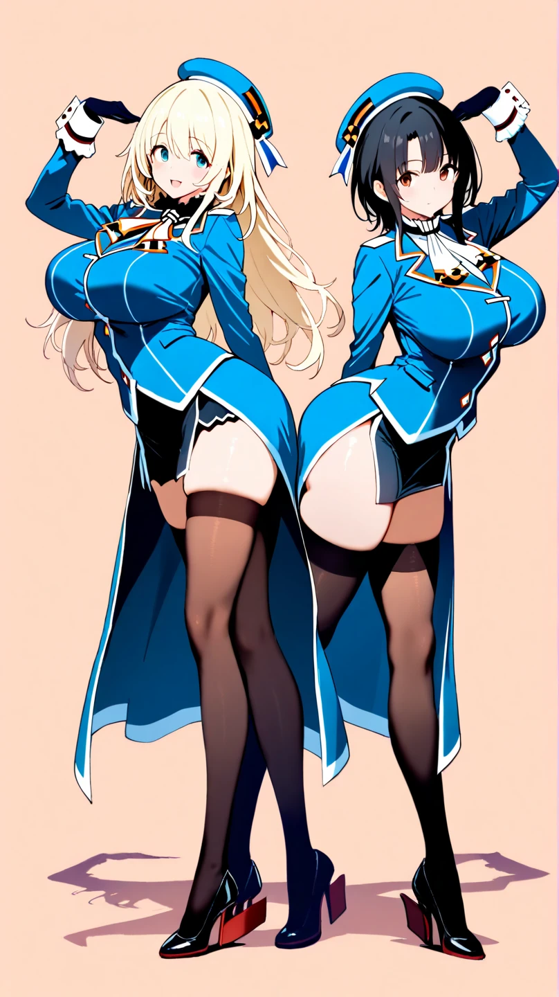 Elf,Blonde,garter belt,Sisters