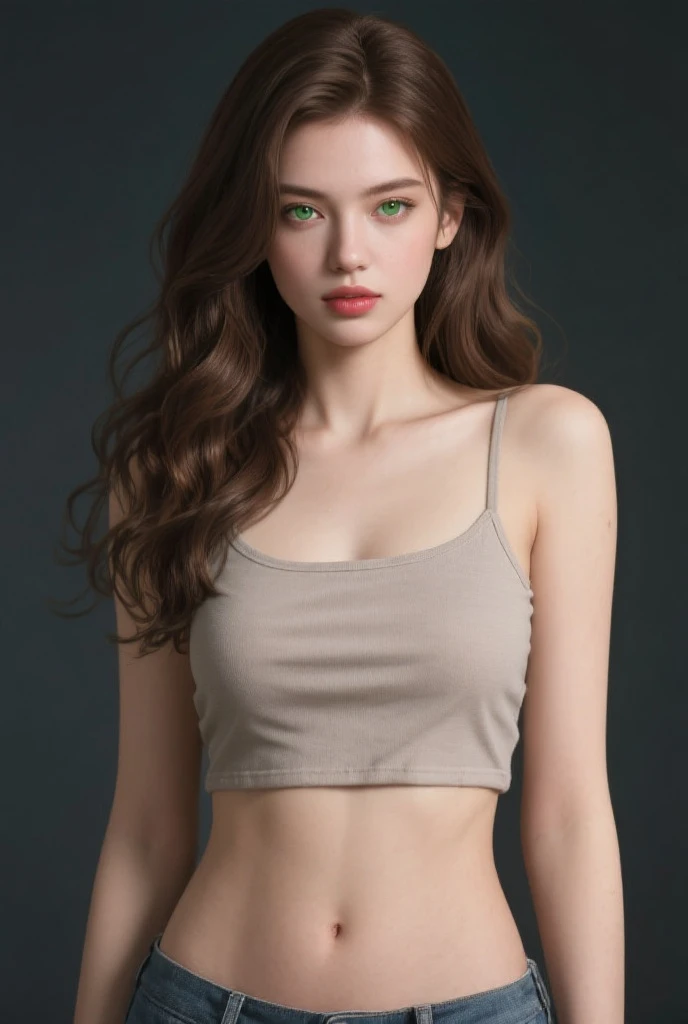 ((Top Quality, 8k, Masterpiece: 1.3)), sensual 1 Woman, ((Light Brown Hair, Small: 1.2)), Highly Detailed Face and Skin Texture, Detailed Eyes, Double Eyelids, Arms with sexy Breasts, (Ultra High Definition: 1.2), (Photorealistic: 1.4), (8k, RAW Photos: 1.2) , full body waist up pose , various shot angle , pose 1.4 to camera 