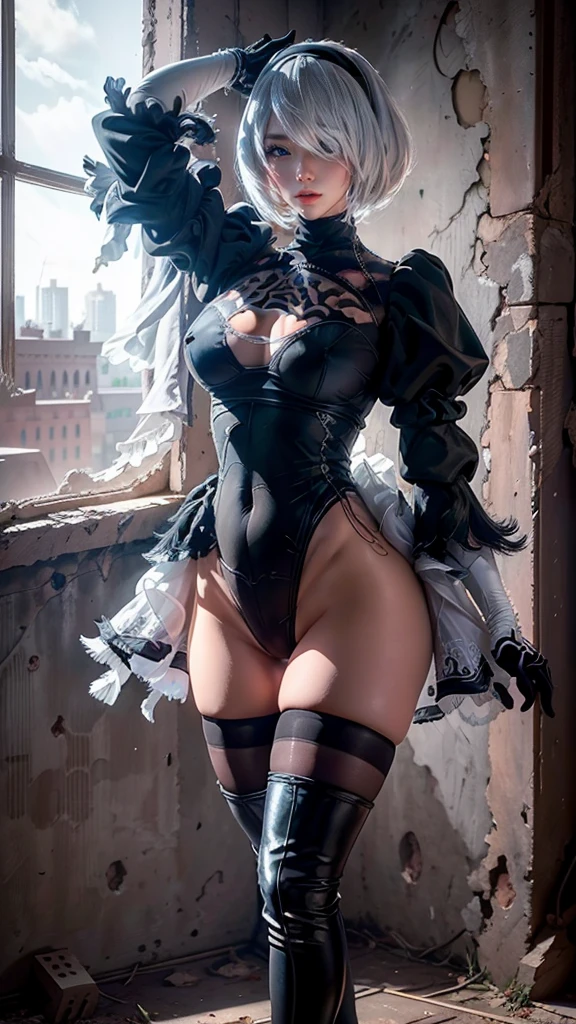 white silk stocking,,sewer,tentaculata,teared apart,