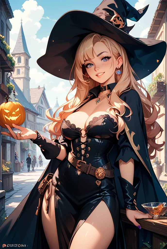 lucy pinder, portrait, witch, smiling, sexy.