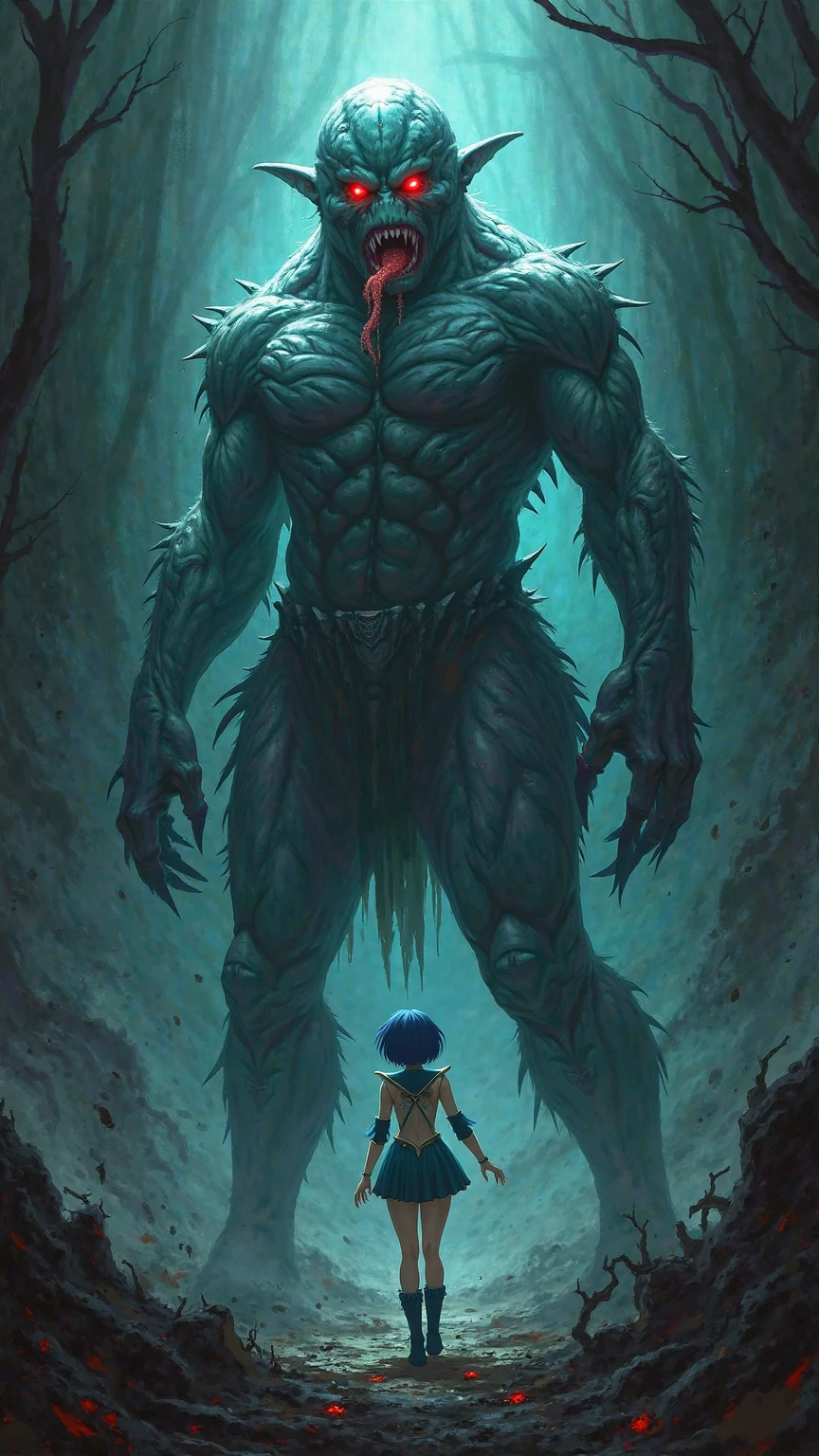 1boy,Cthulhu,monster