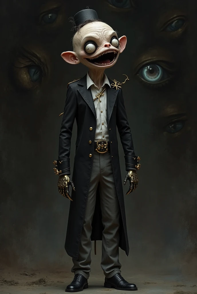 Young man with oriental face in leather hat, dragon, formal suit, short black hair, silver glasses, digital painting, 3D character design by Mark Clairedon and Pixar and Hayao Miyazaki and Akira Toriyama, the illustration is a high-definition illustration in 4K resolution with very detailed facial features and cartoon-style visuals.