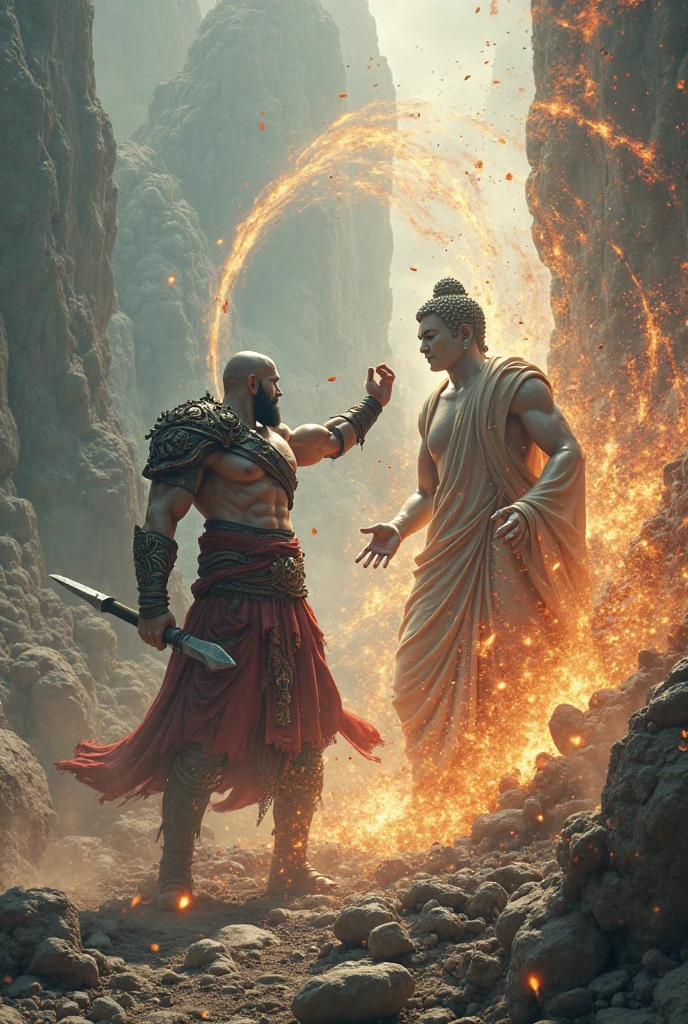 Kratos vs Buddha 