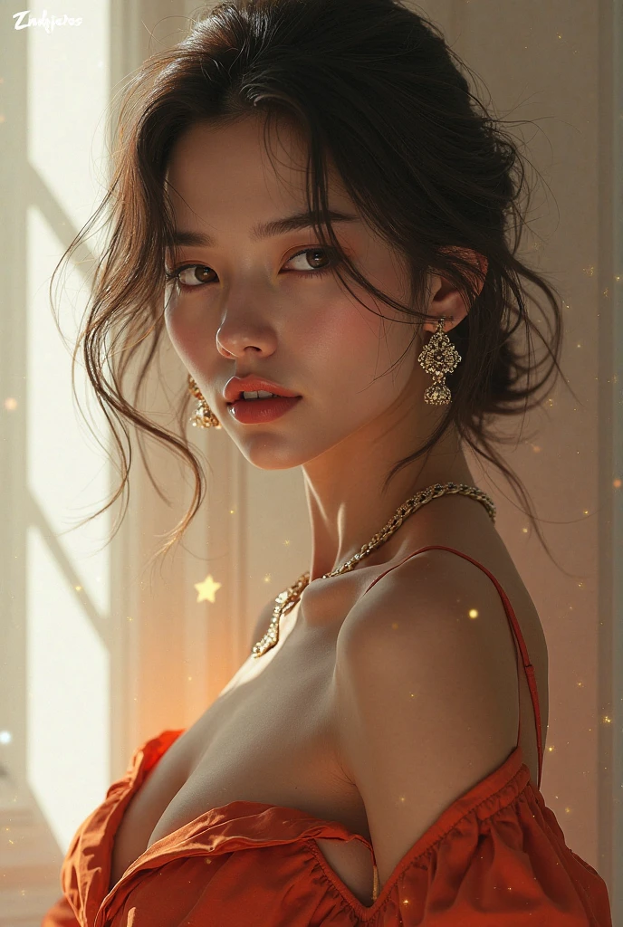 a beautiful young woman (K-Pop singer Kim Gyu-mi (Sena), age 25), wearing an airy sheer Christmas night gown (shoulders exposed, deeply plunging neckline) , nude except for night gown, her intimate areas partially exposed and very detailed, playing with a baby bunny by an old-fashioned fireplace with a roaring fire, playing with and petting a cute baby bunny while looking back at the viewer seductively she is bent over with her ass arched up to the viewer her private areas fully exposed, Christmas scene (best quality, 4k, 8k, highres, masterpiece:1.2), ultra-detailed, (realistic, photorealistic, photo-realistic:1.37), HDR, UHD, studio lighting, ultra-fine painting, sharp focus, physically-based rendering, extreme detail description, professional, vivid colors, bokeh, portrait, figurative, intimate, sensual, cozy, Christmas, warm lighting, chiaroscuro (show her entire body, show all of her)
