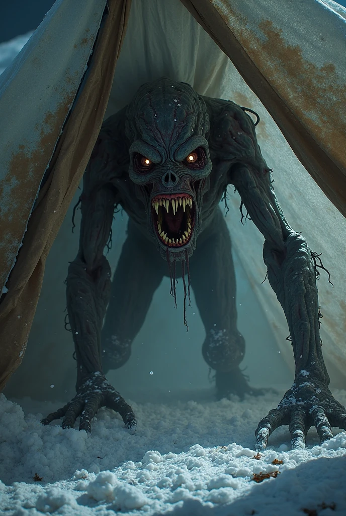 ((Masterpiece)), (Best Quality), Official Art, Extremely Detailed CG, Unity 8k Wallpaper, Ultra Detailed, Very Detailed, Very Detailed Horror Photo of a deep one, standing upright on the wooden front porch of a small house, dripping, claws, muscular, upright, scales, spikes, swamp night, horror, spooky, silhouette lighting, photo actual, realistic, depth of field, blurred background, 80s horror movie stills, nostalgic scare Movie