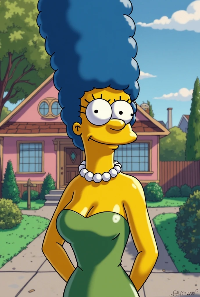 The character Marge Simpson