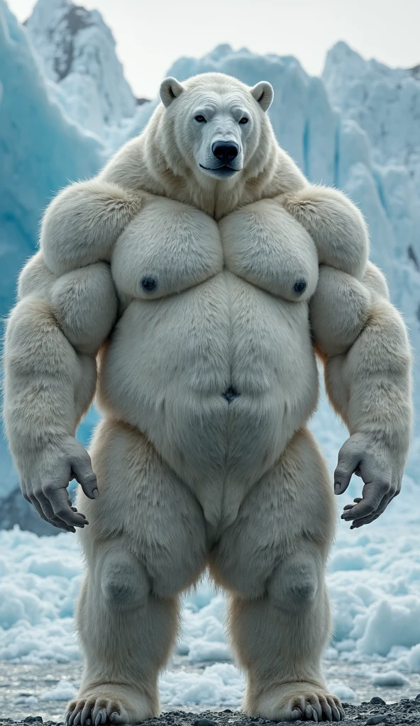 White Bear, muscular