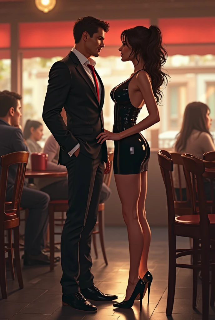 clipart, pub, sexy, Man And Woman