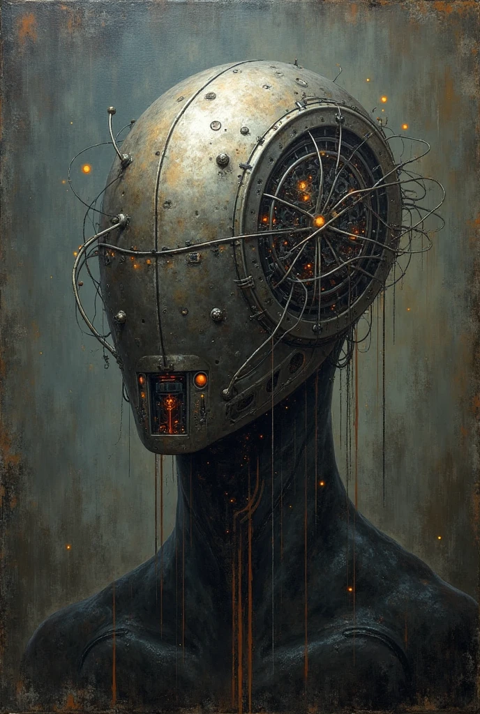 brainiac logo  colors, highly detailed, photorealistic, artstation, artwork by Frank Frazetta ))) lovely, wonderful, artistic, expressive ))) lovely, wonderful, artistic, expressive  ((((masterpiece, good quality, intricate details)))) canvas, oil painting structure and style, grainy, dusty and musty, oil, old painting effect))) high contrast, sfumato, chiaroscuro, tenebrism, baroque style, dark, Rembrandt, caravaggio, vermeer,  Valentin de Boulogne, Adam de Coster, Trophime Bigot, Gerrit van Honthorst, Godfried Schalcken ((masterpiece, good quality, intricate details, high quality, best quality, in focus, sharp focus