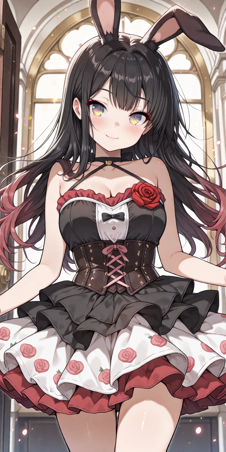 1girl, bangs, black_rose, blood, blue_rose, blush, bouquet, breasts, camellia, closed_eyes, closed_mouth, cloud, cowboy_shot, defloration, flower, flower_field, flower_ornament, garden, green_flower, hibiscus, holding_bouquet, holding_flower, ib_\(ib\), long_hair, navel, orange_flower, petals, pink_flower, pink_rose, pubic_tattoo, purple_rose, red_flower, red_hair, red_nails, red_rose, rose, rose_petals, rose_print, see-through, solo, spider_lily, spoken_squiggle, squiggle, thorns, tulip, vase, watering_can, white_rose, yellow_rose