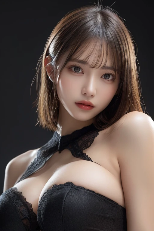 Highly detailed CG Unity 8K wallpapers,top Quority,Super detailed,tmasterpiece,realisticlying,photograph realistic,Very detailed cute girl,25 age old,musculature,Microabs,Round eyes,peeping at the viewer,Be red in the face,parted lip,Half-body shooting,
track suit , gym room,black fishnet stocking , short hair