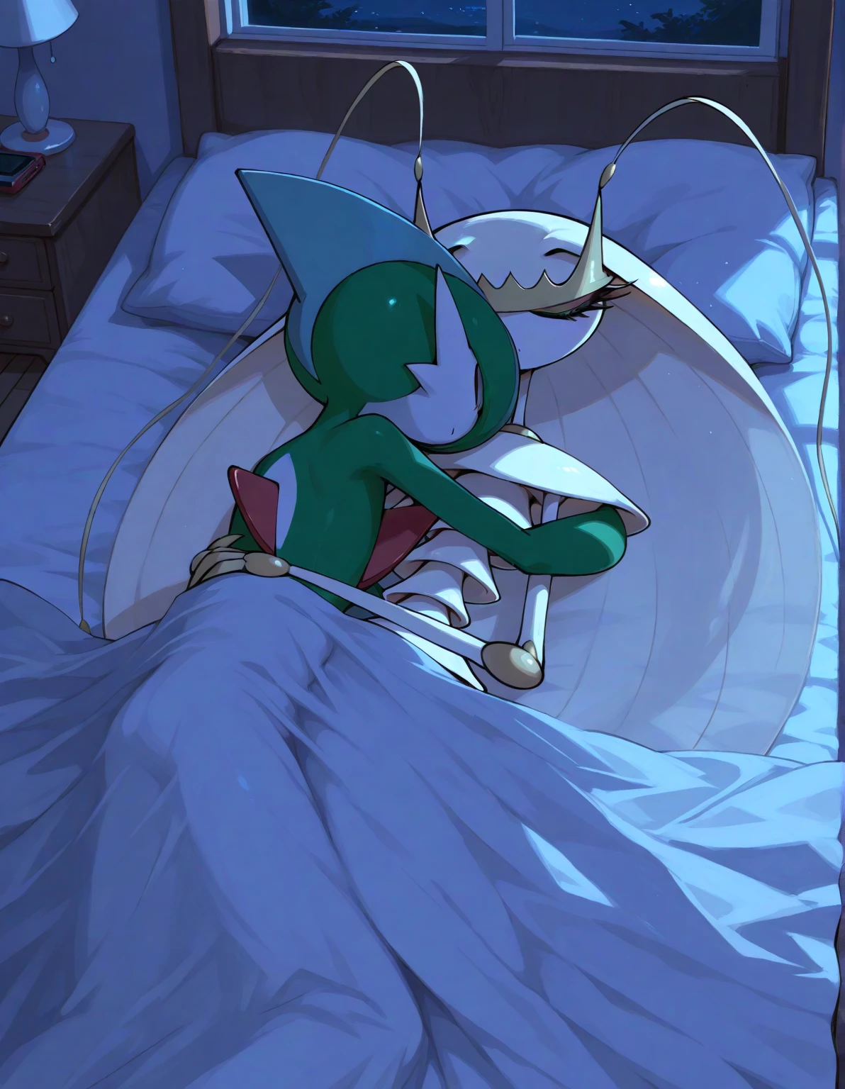 (best qualtiy,Best detail), solo person, Dog boy, Dog ear, young boy,Light green hair, Shirtless, White belly,sleeping on a bed, hands and feet tied with ropes, hospital, in the operating room