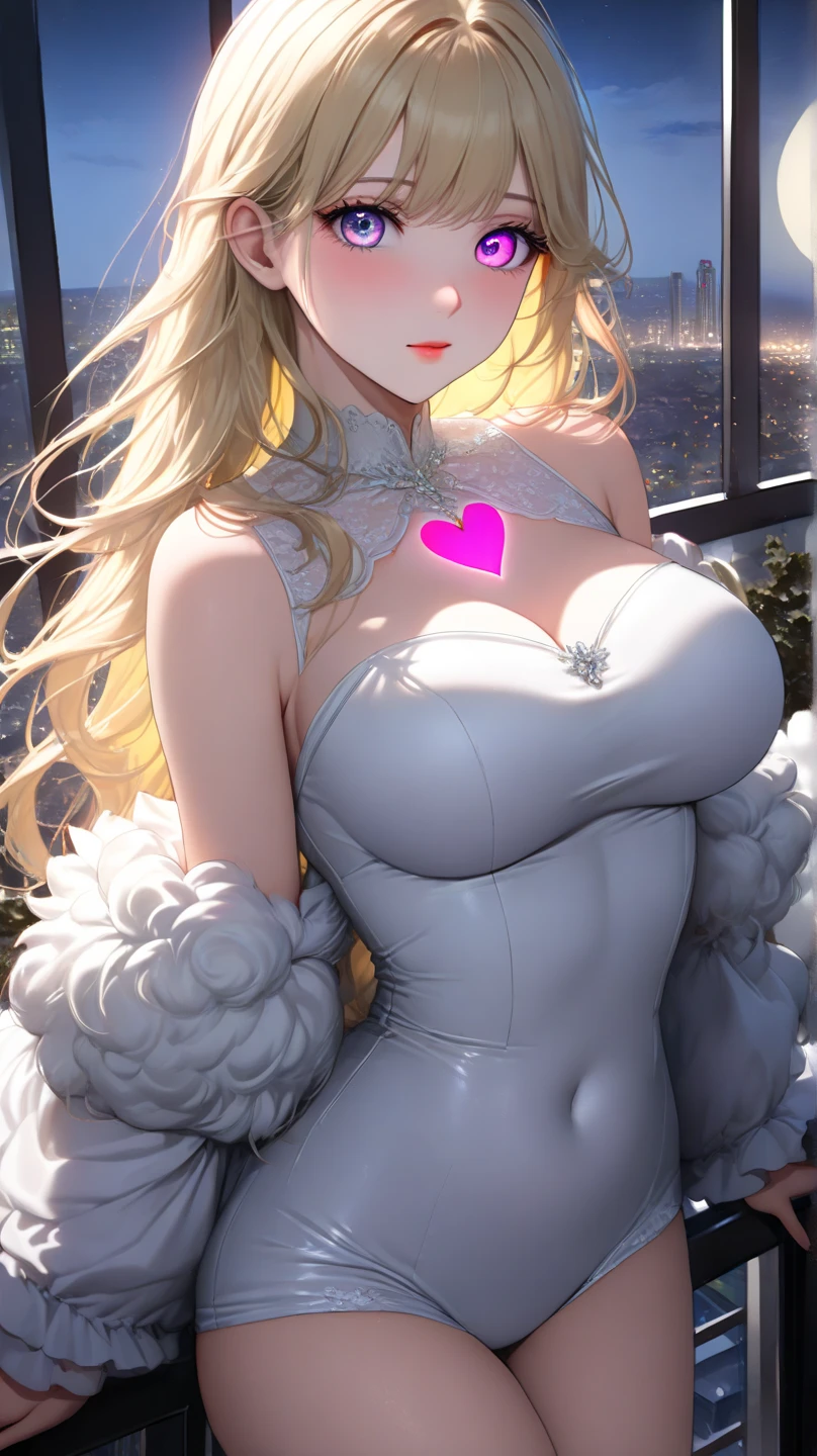 masterpiece, best quality, extremely detailed CG unity 8k wallpaper,((Upper Body)) ,((Upper Body head close-up shot of a beautiful little girl)), , Elegant Long straight blonde hair, (Mckenna Grace), ((gigantic breasts,thighs,Autoluminescence skin)),Transparent (purple-green) golden (Glittering tutu,long Bunny Ear Headgear, , Bow-tie, No panties, genitals visible), ((,spread legs)),(), (Blush), , (seductive smile), (A world of ice and snow), pretty face, key art, award winning, intricate detail realism hdr, by (ruan jia and artgerm and range murata), Photorealism, Hyperrealism, ultra realistic, dramatic light, intense shadows, gorgeous view, depth of field