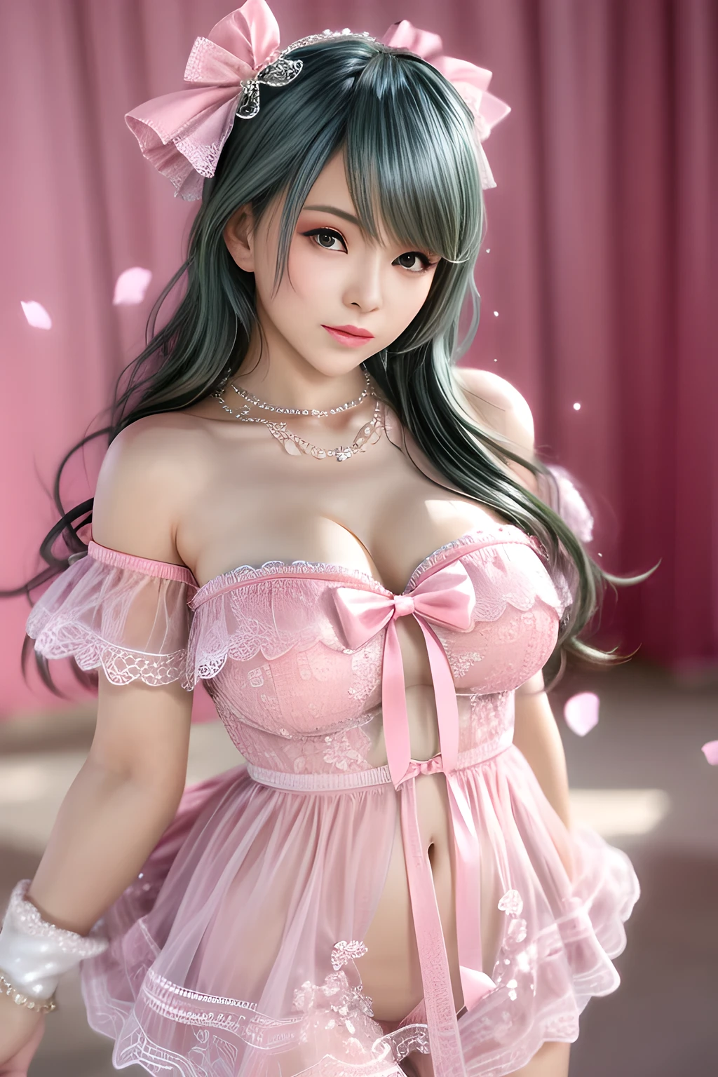 A girl, cute 10 yearl old, maturbate, big breast, sexy, short dress, detail bra , position look up camera, lace wet flower, twin tail, open V-chested clothes Thin silk lace dress , (huge ,cleavage),, white pink and green,best qualtiy,tmasterpiece,Ultra-high resolution,(Reality:1.4),RAW photogr,(True skin texture:1.3),(filmgrain:1.3),(Selfie angle),1个Giant Breast Girl,Beautiful eye and face details,tmasterpiece,Best quality at best,,The chest more exposed,lying on bed, fishnet stockings
