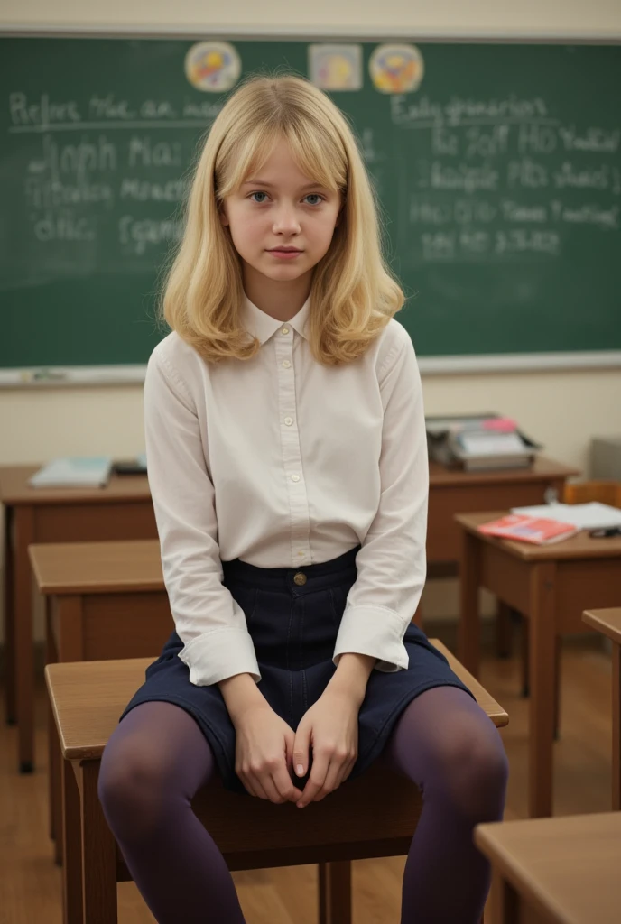 Elle fanning naked in school with short hair 