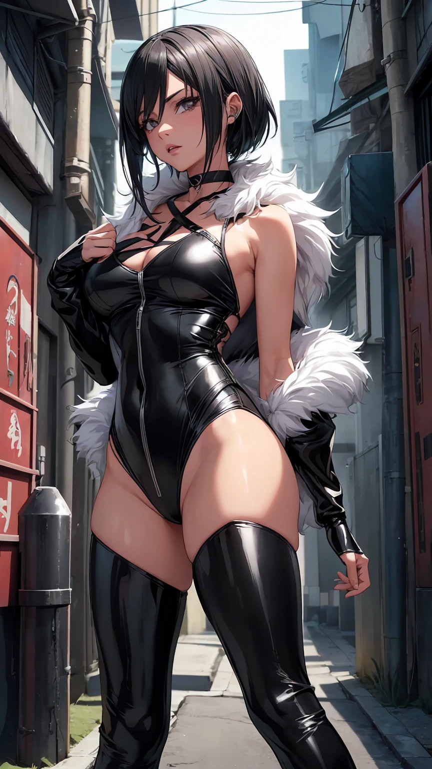Hyper detailed image, UHD, 16k, professional photo, (Realistic photo by Merlin 7ds), professional photo, ((Goddess of beauty girl, charming, various accessories, earrings, bluish black hair, a strand of hair between her eyes)), breasts showing, flashy cleavage,
(Merlin Nanatsu no Taizai" The Seven Deadly Sins), naive, naughty, excited expression,
Merlin is portrayed as an attractive young woman. Her appearance is marked by fine and elegant features, contributing to an image of grace and sophistication. Her presence often radiates confidence and wisdom. Merlin is portrayed as an attractive young woman. Her appearance is marked by fine and elegant features, contributing to an image of grace and sophistication. Her presence often radiates confidence and wisdom. Merlin has long blue hair that is usually loose. Her eyes are an intense blue color and often reflect a calm and discerning expression. Merlin is usually seen wearing a distinctive sexy costume that shows off his erotic feminine features. Her outfit includes a long white tunic with blue and gold details with a low neckline, showing long breasts and a micro panty tucked into the puzzy, She also wears a black hooded cape and knee-high boots. mysterious and powerful aura,
open and erotic outfit showing her impressive, beautiful and perfect big breasts, ((natural long sagging breasts, natural perfect breasts, ultra-giant pointed long breasts sticking out of the cleavage)) full breasts, big body, tall, thin visible abs, curved body, curvaceous , pert ass, As a powerful sorceress, Merlin often displays magical symbols around his hands or in his spells. ((panties tucked into perfect pussy on display, pubic hair on display))), thick legs open, wet pussy, flexible body, brown boots, perfect hands and fingers, environment: dark, moonlit night,, (great lighting) ( pussy, pornography, pubic hair), ((wet pink transparent panties, pubic hair))
