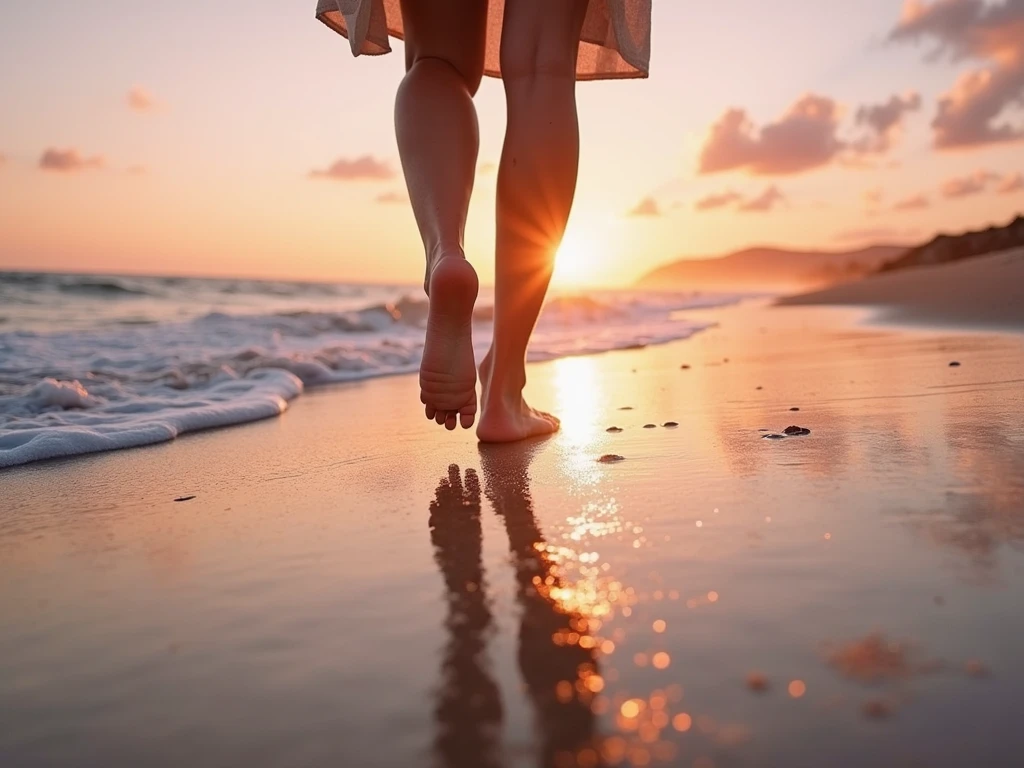 cinematic film still of <lora:Chiaroscuro Lighting Style:1>
dramatic, cinematic, shadow, partially covered in shadow, a woman walking on the beach at sunset Chiaroscuro Lighting Style, 1girl, solo, holding, standing, outdoors, sky, barefoot, cloud, water, from behind, ocean, scenery, reflection, sunset, sun, horizon, silhouette, holding shoes, hdr, shallow depth of field, vignette, highly detailed, high budget, bokeh, cinemascope, moody, epic, gorgeous, film grain, grainy