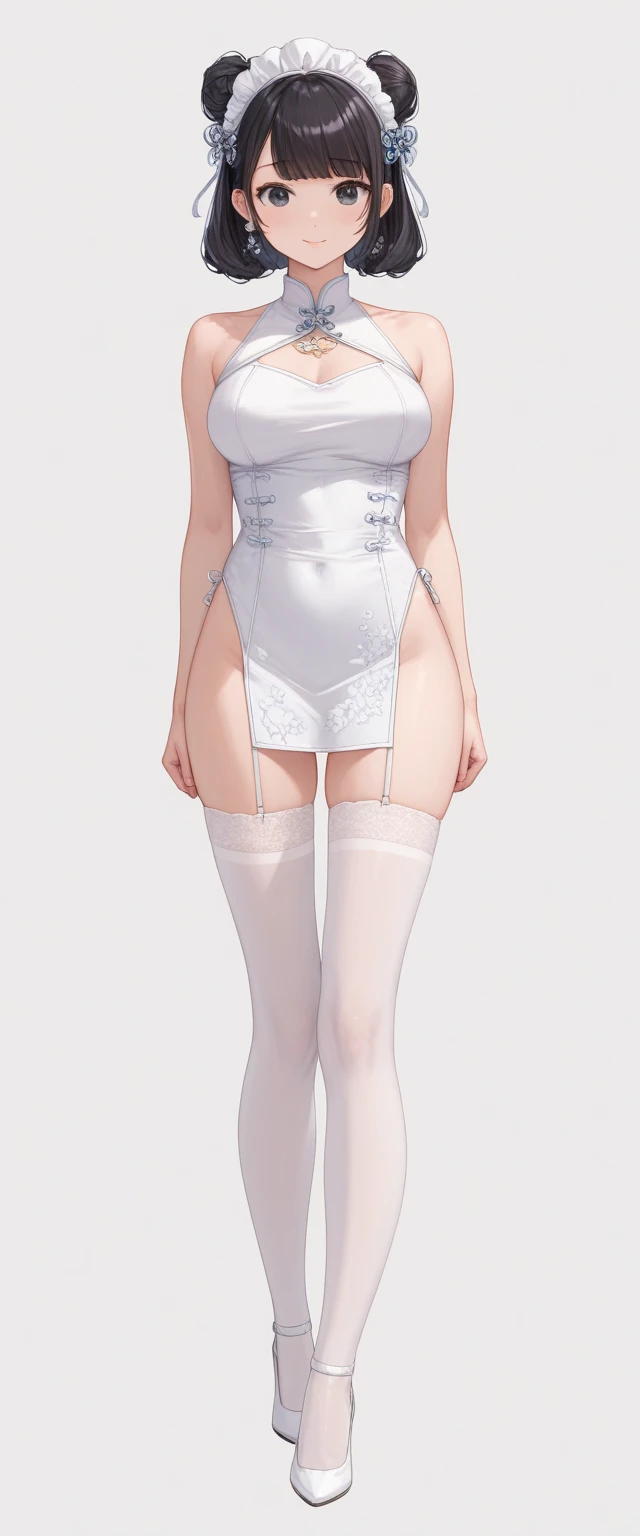 ((1girl, solo)), beautiful body, (perfect anatomy, perfect body, perfect hands, perfect legs), natural proportions, sexy body, large breasts, ((full body, full body front)) BREAK
((extremely detailed face)), (beautiful detailed eyes:1.6), (realistic pupils, realistic iris:1), expressive eyes, (clear eyes:1.3), (hyperrealistic:1.2), (detailed skin texture:1.2), smooth skin, (blue hair:1.3), short hair, tassel earrings, ((mature female)), ((little smile)), (detailed lips:1.2), (attractive lips:1.1), (glossy lips:1.1), (parted lips), perfect face, perfect eyes BREAK
(masterpiece:1.5), anime-style, top quality, best quality, (beautiful and aesthetic:1.2), (ultra detail:1.5), Ultra-detailed depiction, Ultra-precise depiction, extremely detailed 8k illustration, high resolution, (highly detailed shading:1.2), (realistic lighting:1.4), perfect lighting, vibrant colors, dynamic tones, striking hues, 8k, absurd resolution, perfect shadows, hdr, UHD, ambient lighting, realistic, ultra-realistic, photo realistic, highly detailed, rich detail, luminous colors, fine texture, intricate design, professional illustration, (soft light:1.2), (illustration:0.7)