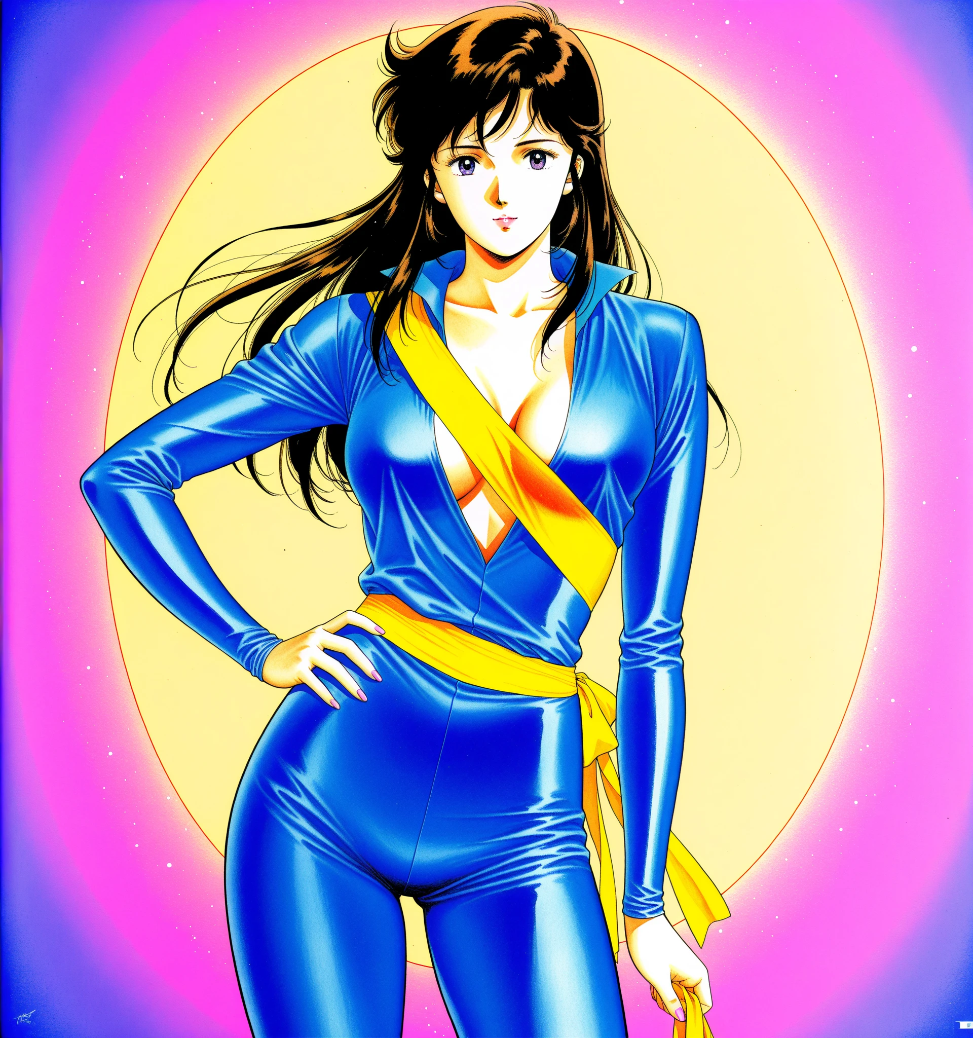 fh1to,Blue_Catsuit_Yellow_Belt,solo, arms_up, looking_at_viewer, seductive smile,kneeling, from above,Silk-draped Canopy Bed, masterpiece, best quality,
Preparing 
