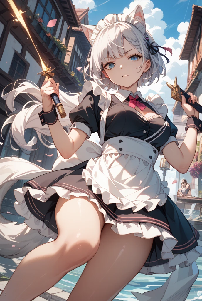 (Realistic) Silver hair Straight hair Long hair Big breasts (Purple Eyes) ,(Turn around) (((solo))), Embarrassed, blush, Crop top, skirt (((A girl farts))) Inner thigh butt close-up camera ((speed))
、(Holding on) ((Butt gaze)) (( face)(((Yellow gas leaking from the anus)))(((High quality eyes)) (masterpiece:1.2、Highest quality, Highest quality)、(Highly detailed CG Unity 8k wallpaper、Super detailed、Best Shadow)、(Detailed Background)、(Best lighting、Very delicate and beautiful)、Depth of written boundary
