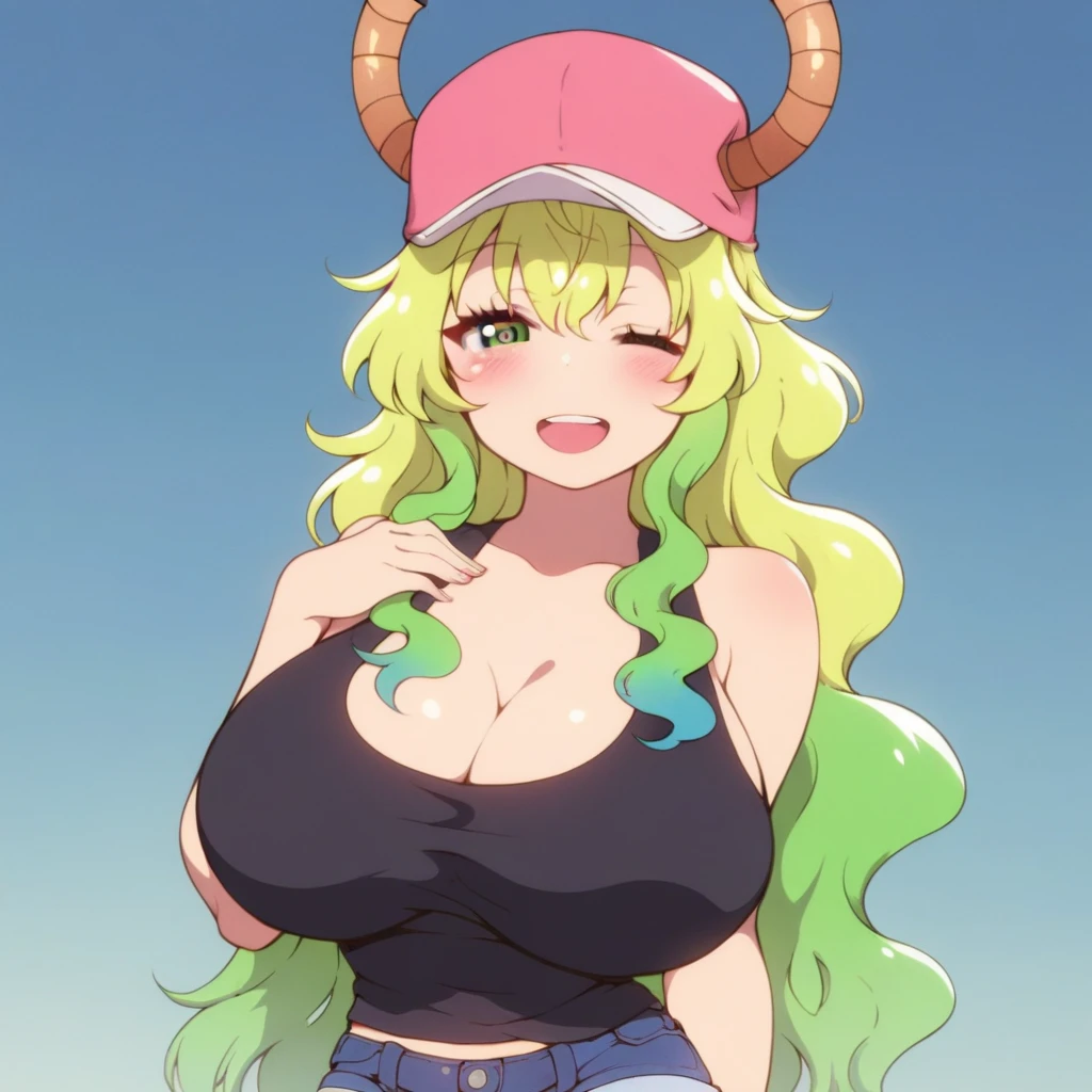 Melhor desenho, Desenho perfeito, linda garota de anime, Lucoa, Quetzalcoat, boca aberta, envergonhado, Corou, obra de arte, 8k Full HD, olhos fechados