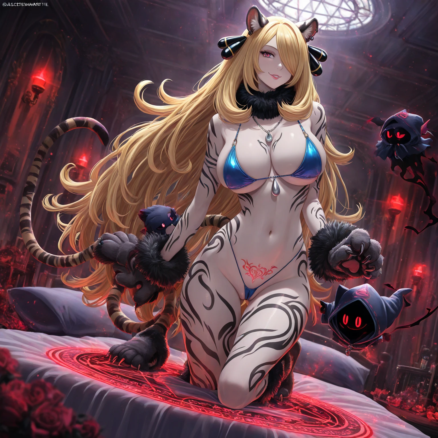 masterpiece, best quality, 1girl, <lora:kwFemale_Beta40-SDXL_v1:1>, asian, waifu, cleavage,
Concept art, (a crowd of busty young blonde woman:1.1) , wearing Striped dress and sneakers, The Striped dress and sneakers rolled up sleeves, Caramel hair styled as Buzz cut with a fade, jungle in background, Pastel Goth Art, stylized by Tran Nguyen, Raphael Soyer and László Moholy-Nagy
