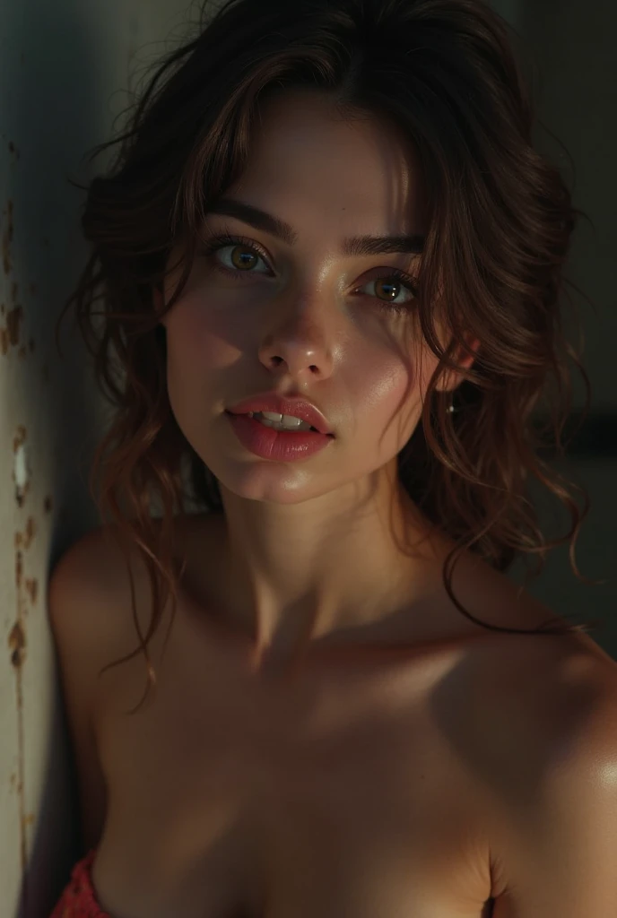 (((ultra realistic))) Photo, masterpiece, top quality, (pale skin), (Ultra detailed face and eyes:1.3), Indian 1 girl, in a beautiful black(goldon embroidery)dress, (Eye makeup, mascara) , (a close up portrait of a beautiful woman with long brown messy bun, curly hair), wearing a black dress, gorgeous detailed face, extremely beautiful delicate features, piercing eyes, luscious lips, flawless skin, stunning portrait, high quality, cinematic lighting, photorealistic, masterpiece, dramatic depth of field, soft elegant expression, elegant and serene, professional portrait photography, beautiful model, gorgeous female portrait, incredible realismof field, bokeh, (special attention to skin detail: 1.2), Detailed leather texture, skin pores. ((side angle portrait, viewing towards the camera)) , ultra detialed, soft elegantly day light:1.2