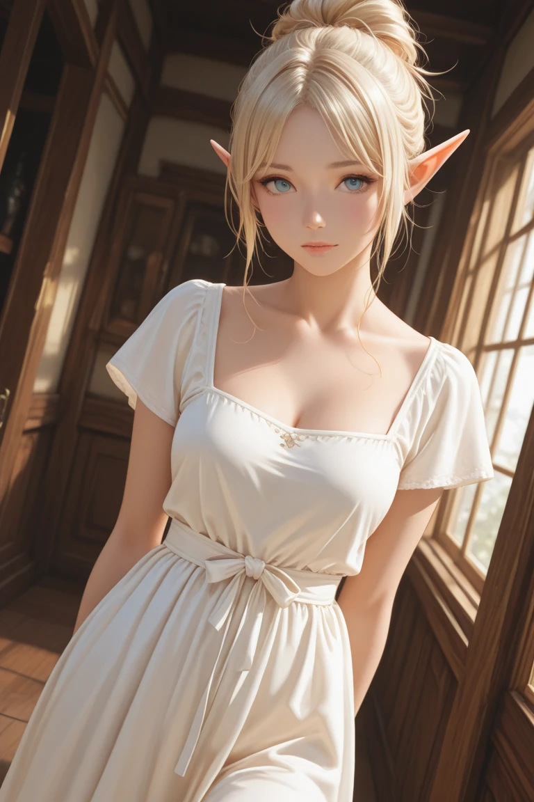 Blonde,Elf,negligee