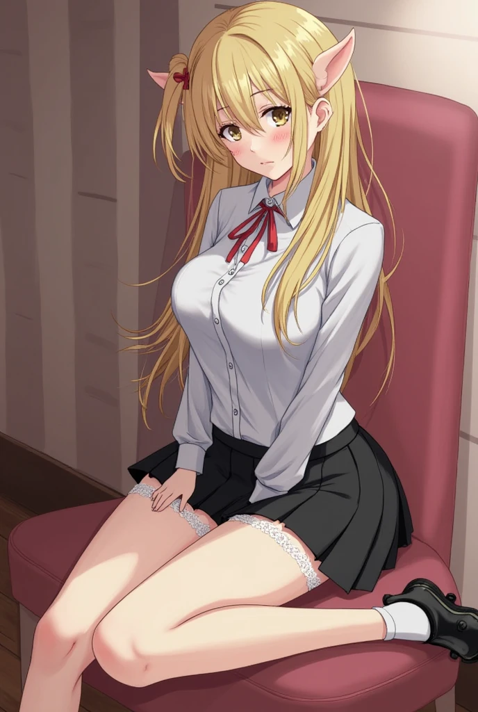 masterpiece, best quality, <lora:last tekken lili:0.7>,1girl, blonde hair, blue eyes, boots, dress, fingerless gloves, frills, full body, gloves, knee boots, lips, long hair, skirt, solo, masterpiece, best quality, (extremely detailed CG unity 8k wallpaper, masterpiece, best quality, ultra-detailed, best shadow), (detailed background), (beautiful detailed face, beautiful detailed eyes), High contrast, (best illumination, an extremely delicate and beautiful),full body