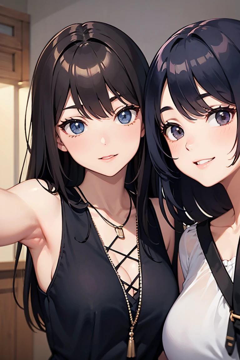((highest quality)), ((table top)), (be familiar with: 1.4), (absurd),Dressed in maid costume1girl girl, A sly smile, generous neckline, beautiful breasts, long manga-style eyelashes, near the real, Scale to fit, nffsw (high dynamic range),ray tracing,super resolution,unreal 5,Dispersed underground, PBR texture, Post-processing, anisotropic filtering, Depth of bounds written, maximum clarity and sharpness, multilayer texture, surface shading, Accurate simulation of light-matter interactions, perfect proportions, Rule of thirds, highest quality、In 8K