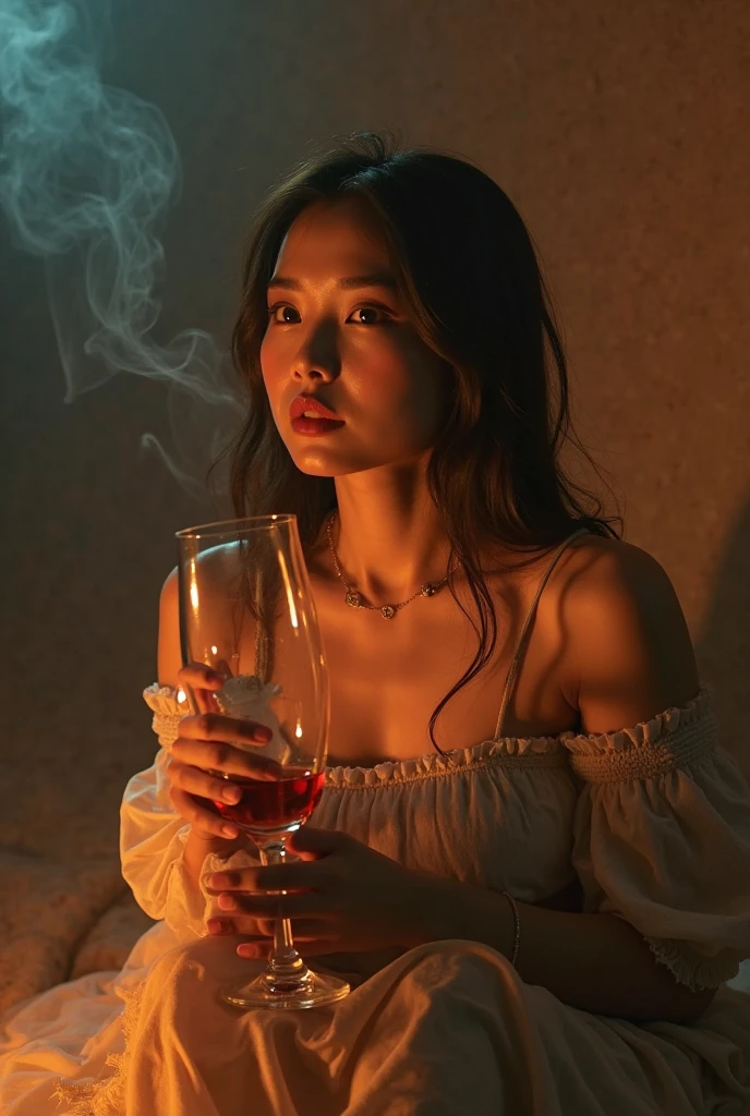 Male, sexy, long black hair, teal blue eyes, young, gothic, delicate features, no facial hair, no body hair, seductive, white and pale.In a bloody bathtub. Bloody. Anime style. Gloomy. Smoking a cigarette. Unhappy. Despair. Bloody bathtub. Faded roses. ((((Male))))) (((Gloomy atmosphere))) (((midnight)))) (((masterpiece)))) (((young male)))) anime style.  ((((MAKE IT MALE))) ((smoky.))  Sad Detailed expression )))) Black gloves. Black mafia hat. Legs. Shiny. Sad anime male. Hot. Scay picture on the wall and looking at him. Red highlights. Red candle-lit. Red lighting.