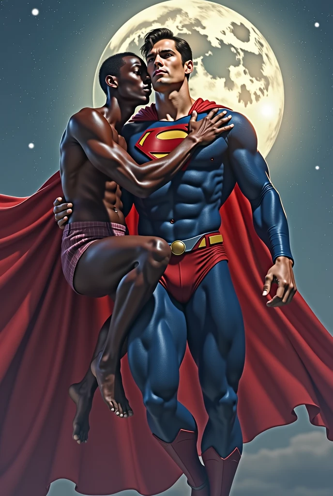 1male, 1female, Ann Takamaki and her black men, (masterpiece, top quality, Best quality, official art, beautiful and aesthetically pleasing: 1.2), extremely detailed, (fractal art: 1.3), as detailed as possible, Focus on the lower body, Lower body, HDR, ), vivid visual effects, (dynamic stripes, Glowing footprints: 1.2), back view, nude, ((Interracial)), netorare, hip focus, sexual, wide hips, fat figure, completely naked, press, muscular, thick fat ass, is, is focus. look at each other with desire, detailed face, , blonde hair, bushy pigtails, side bangs, detailed eyes, perfect face, Perfect eyes, (((Ann Takamaki is hugged and kissed by a black man))), passion, couple drawing poses, masculine male, (((dominant black men))), (((bald male))), ((very dark skinned male))